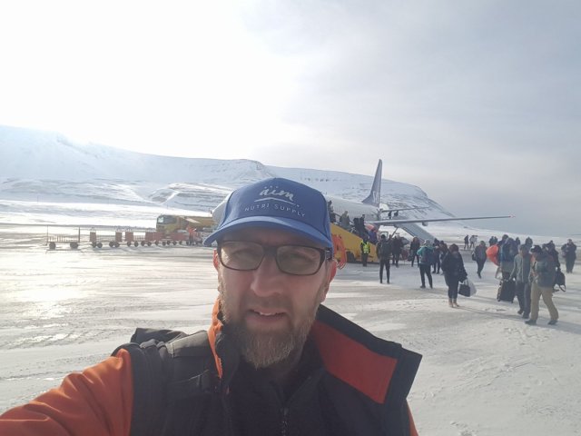 In Longyearbyen-Svalbard auf Spitzbergen