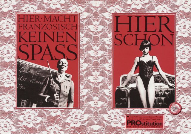 Eine Broschüre zum Gesetzesentwurf zur rechtlichen und sozialen Gleichstellung von Prostituierten mit anderen Erwerbstätigen der deutschen Hurenbewegung von 1996
