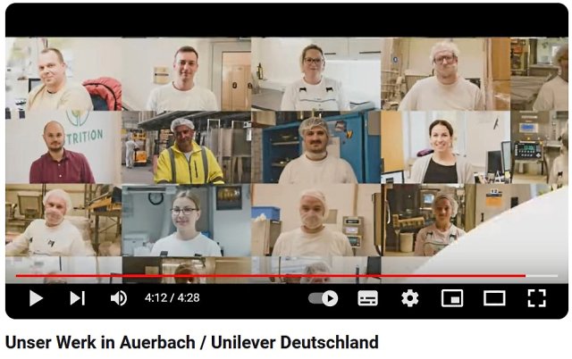 Ein »gut ausgebildetes und schlagkräftiges Team« präsentiert Unilever im Werbeclip. Jetzt sollen 80 von 175 Mitarbeitern gehen
