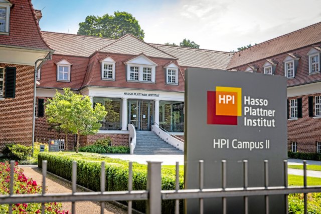 Ein Campus des privat finanzierten Hasso Plattner Instituts im Potsdamer Ortsteil Babelsberg