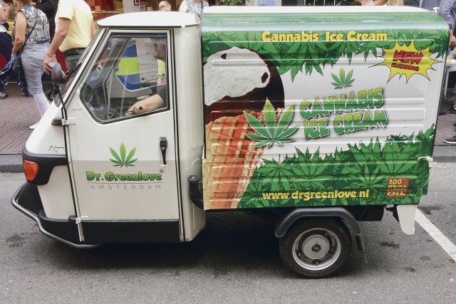 Werbung für Cannabis mal ganz anders.