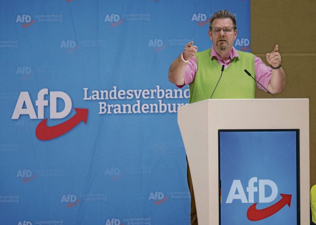 Bunt ist bei der AfD höchstens die Kleidung: der Abgeordnete Lars Hünich.