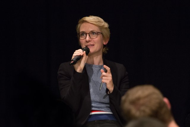 Europawahlkandidatin Ines Schwerdtner (Die Linke).