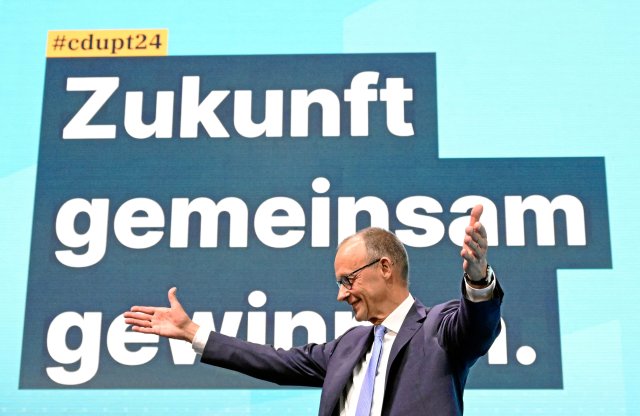 Sieht sich bereits als künftigen Bundeskanzler: Friedrich Merz am 6. Mai nach seiner Parteitagsrede