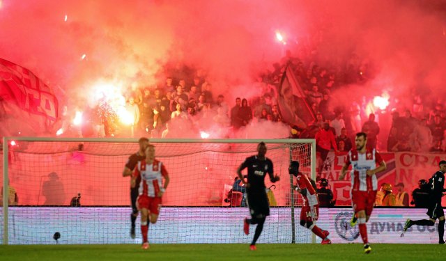 Die heißen Belgrader Derbys zwischen Partizan und Roter Stern be...