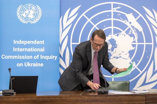 Erik Møse, Vorsitzender der Unabhängigen Internationalen Untersuchungskommission zur Ukraine
