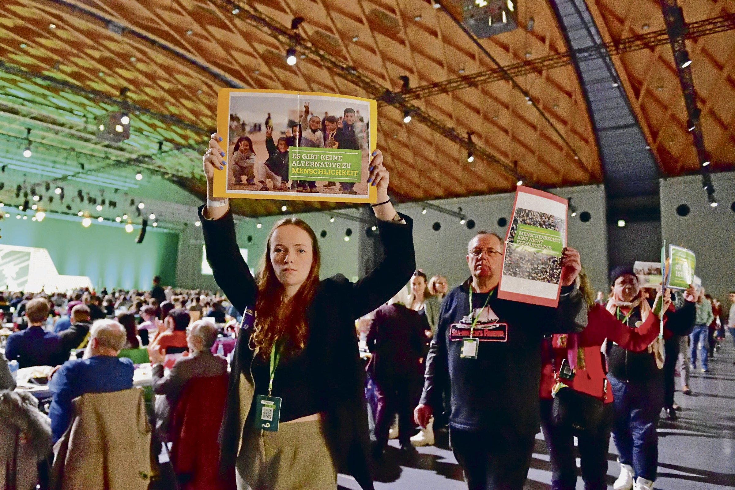 Les Verts : Conférence des Verts : sans cœur contre Merz