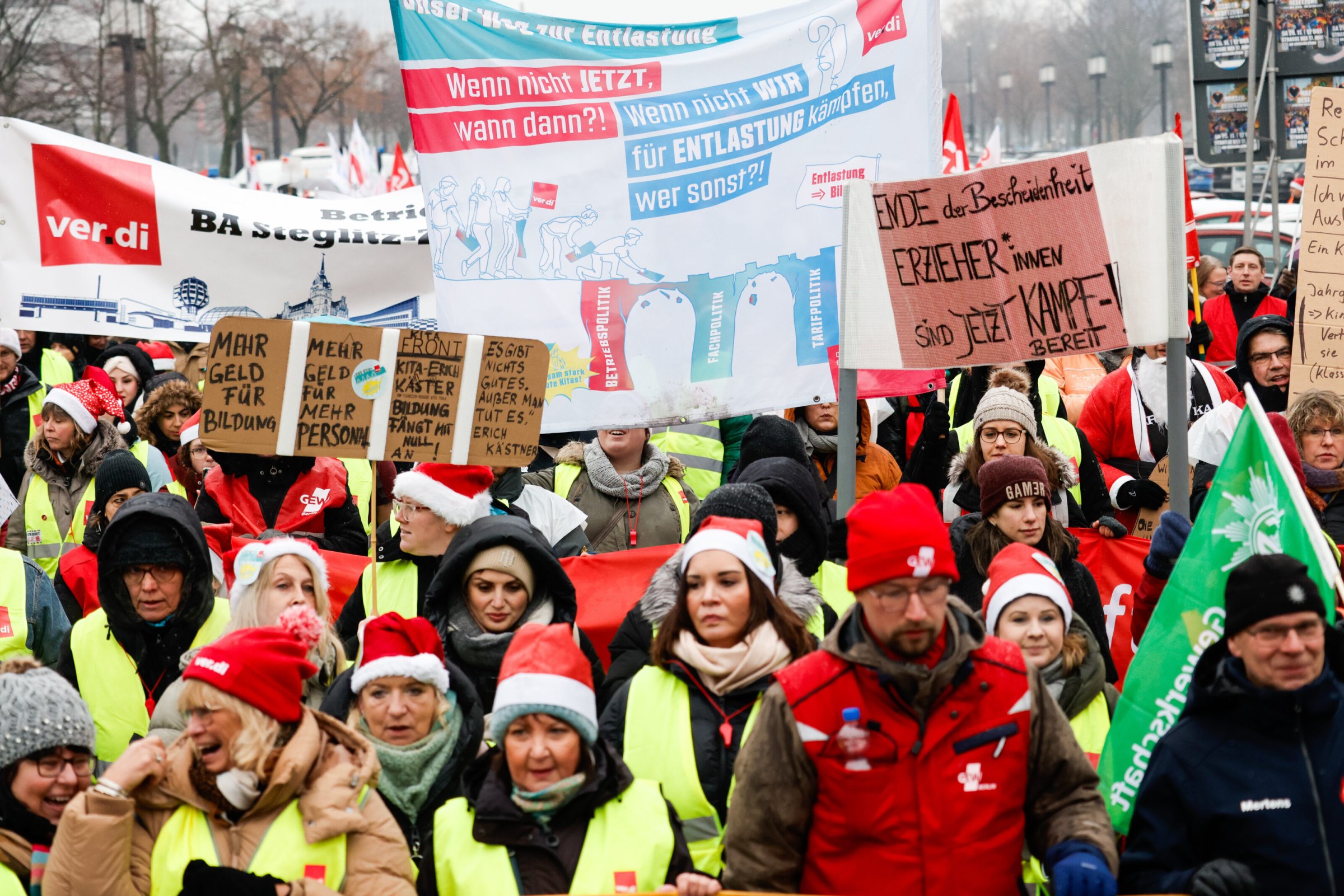 Cycle de négociations collectives des Länder : Grève pour des salaires équitables : « Beaucoup n’y ont jamais participé auparavant »