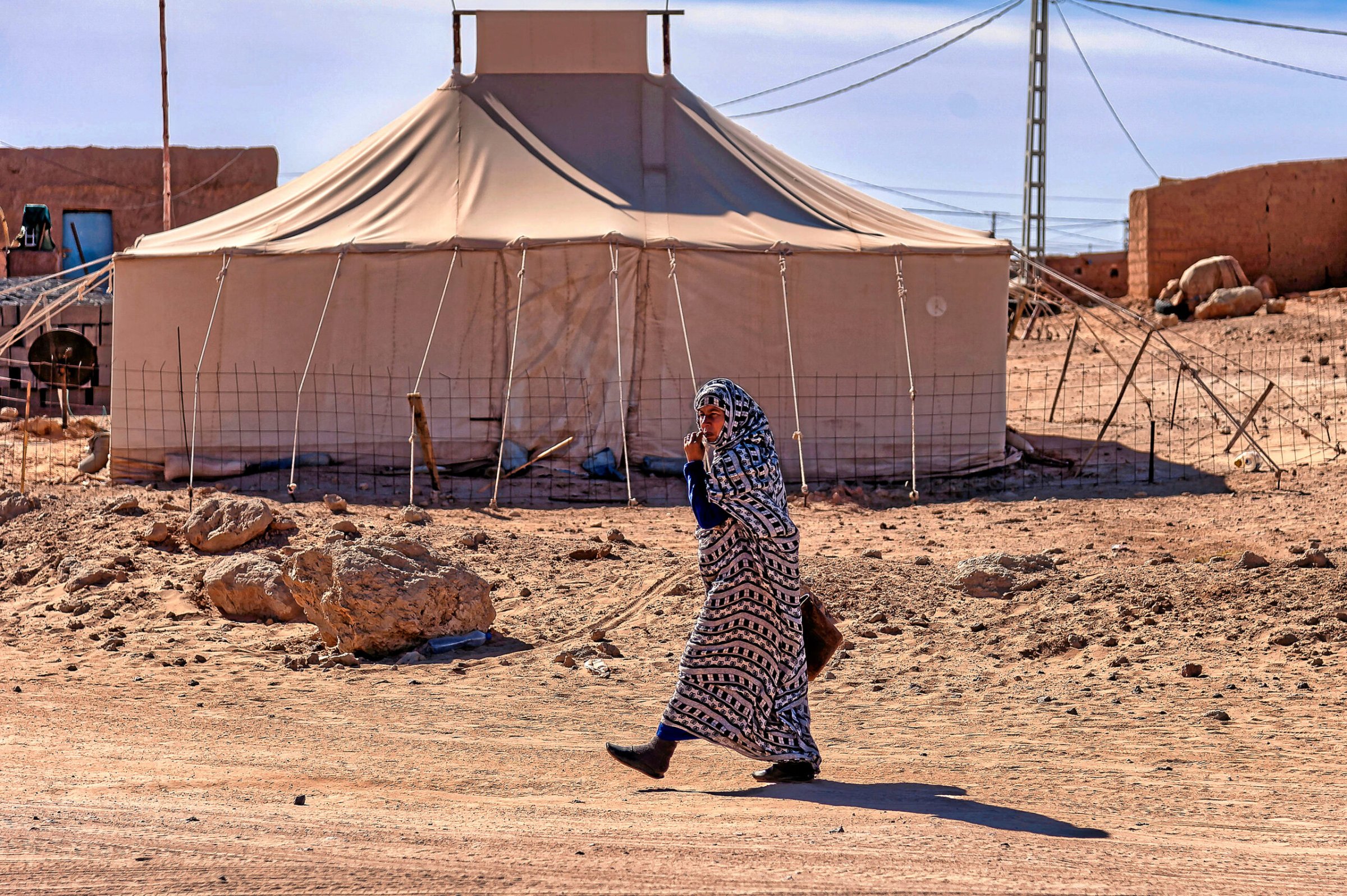 Westsahara-Westsahara-Getr-bte-Stimmung-bei-den-Sahrauis
