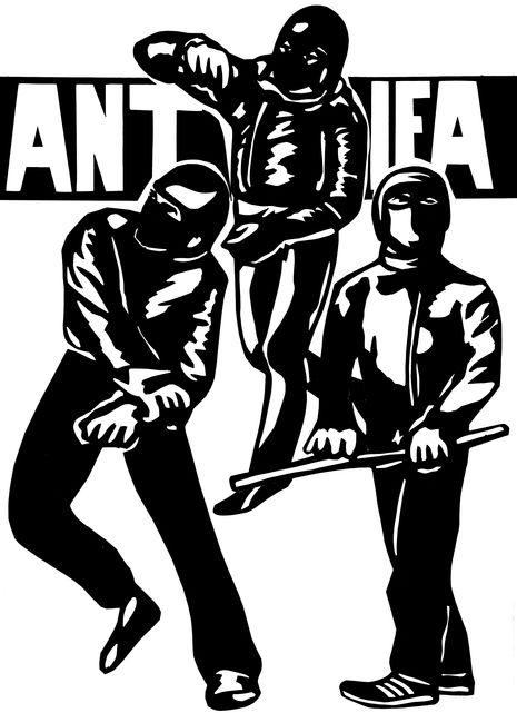 Cover einer Broschüre mit Texten autonomer Antifaschisten aus den 1980ern