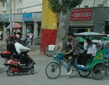 Straßenszene in Lhasa
