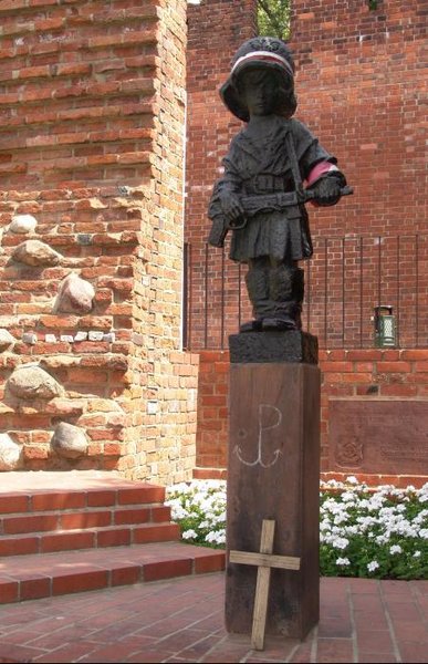 Denkmal des kleinen Aufständischen in Warschau.