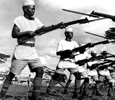 Afrikanische Soldaten im Zweiten Weltkrieg