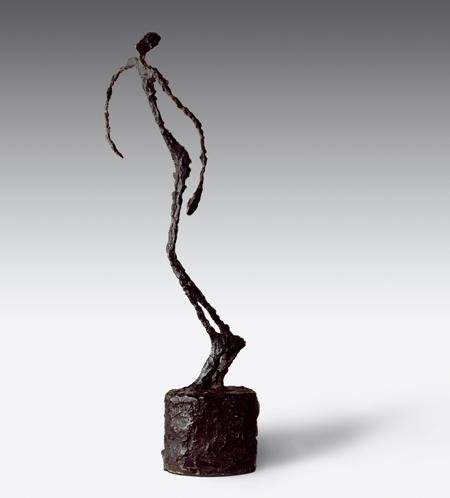 Alberto Giacometti: Drei schreitende M&#228;nner, Bronze, 65 x 40 x 40 cm
