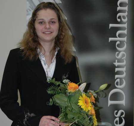 Sie gewann 2008: Anna Musitschuk (Slowenien).