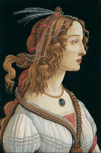 Weibliches Idealbild (Bildnis der Simonetta Vespucci als Nymphe)«, seit 1849 im Besitz des Städel Museums