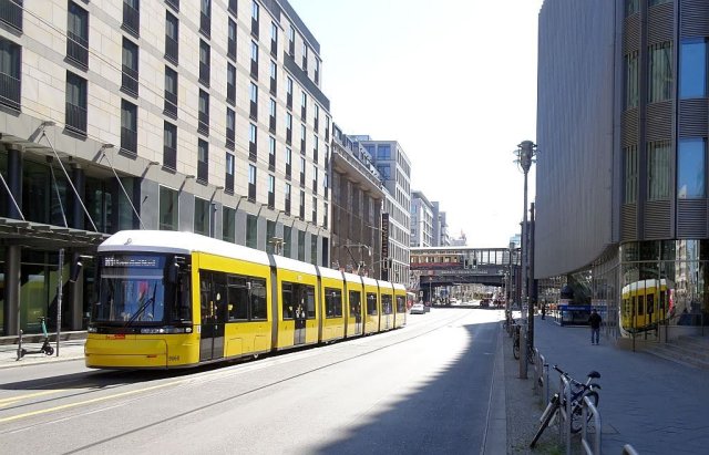 Derzeit fahren bis zu 40 Meter lange Straßenbahnen im Berliner Netz.