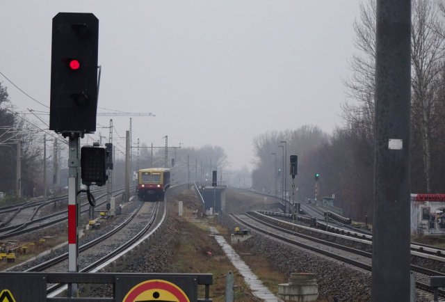 Für die Ertüchtigung des S-Bahnnetzes stehen die Signale noch auf rot.