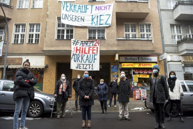 Die Bewohner der Anzengruberstraße 24 wollen die Ausübung des Vorkaufsrechts.