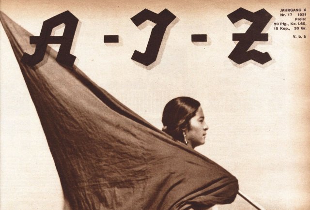 Für die Revolution und den Weltkommunismus: Titelblatt der AIZ zum 1. Mai 1931
