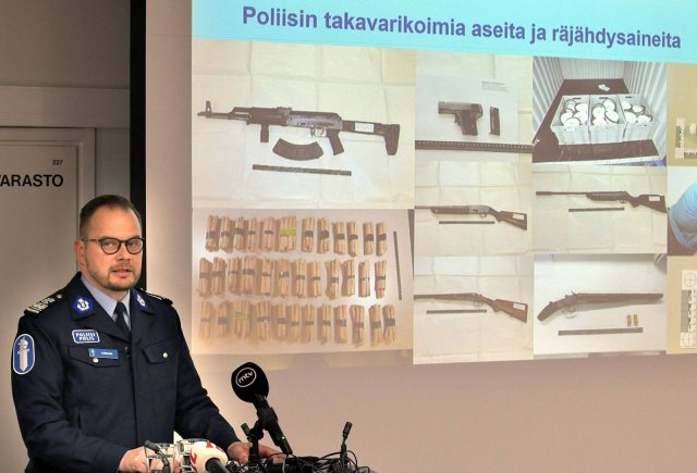 Polizei und Staatsschutz hatten die Kankaanpää-Gruppe nach der Entdeckung eines Waffenarsenals im Visier.