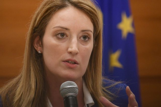 Die EVP-Kandidatin Roberta Metsola ist die Favoritin auf den Spitzenjob im EU-Parlament.
