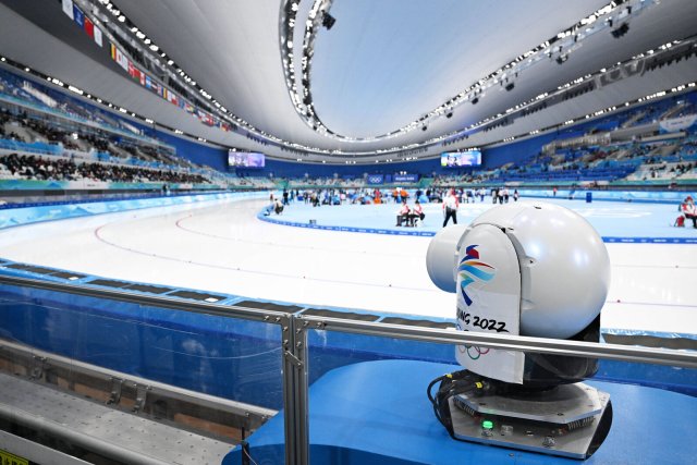 Unter den Augen der Weltöffentlichkeit: Das Olympic Oval in Peking