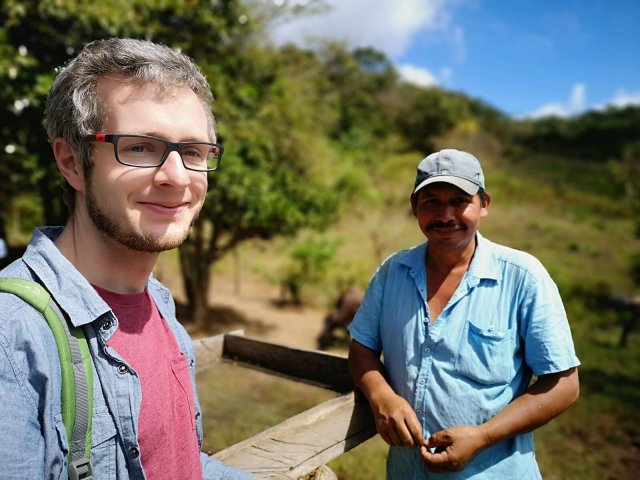 Jens Klein (links) reist einmal im Jahr zu seinen Partnern nach Nicaragua