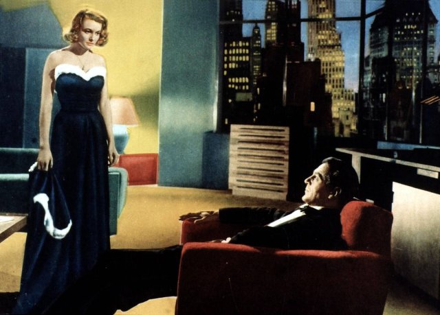 Inkarnation des natürlichen Adels: Gary Cooper als Howard Roark zu Füßen von Dominique (Patricia Neal) in der Verfilmung von »Der ewige Quell« (1949)