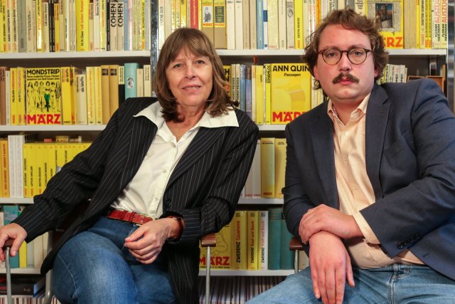 Barbara Kalender und Richard Stoiber machen weiter mit März, dem Verlag mit dem gelb-rot-schwarzen Hinguck-Design.