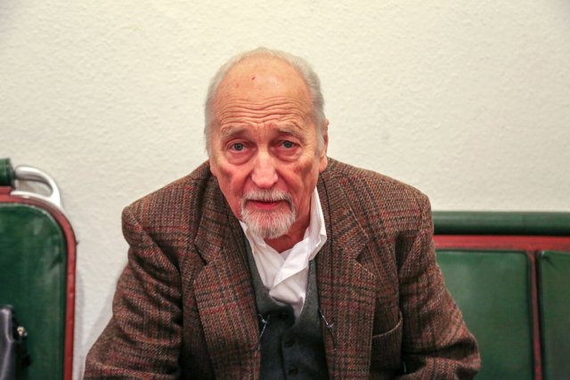 Er war einer der legendärsten linken Verleger der BRD: Jörg Schröder, aufgenommen in Berlin 2019.