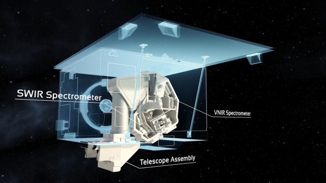 Die Spektrometereinheit des Enmap-Satelliten