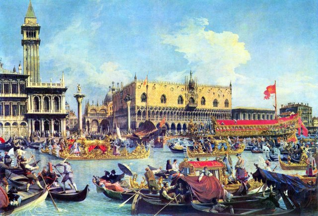 Hier trafen Geldbesitzer und eigentumslose Proletarier aufeinander: Das Handelszentrum Venedig als Geburtsort des modernen Kapitalismus.