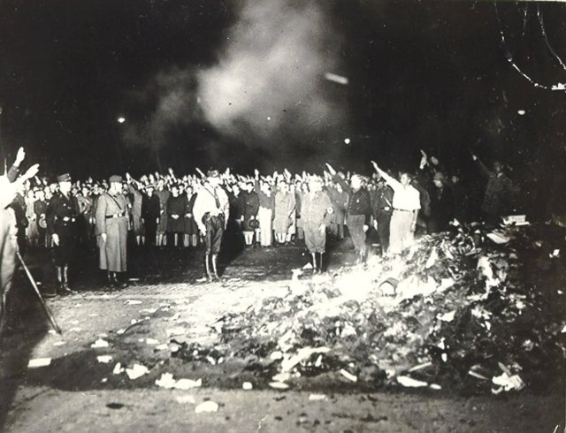 Bücherverbrennung in Berlin am 10. Mai 1933