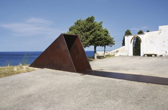 Gedenkstätte für Walter Benjamin in Portbou in Spanien