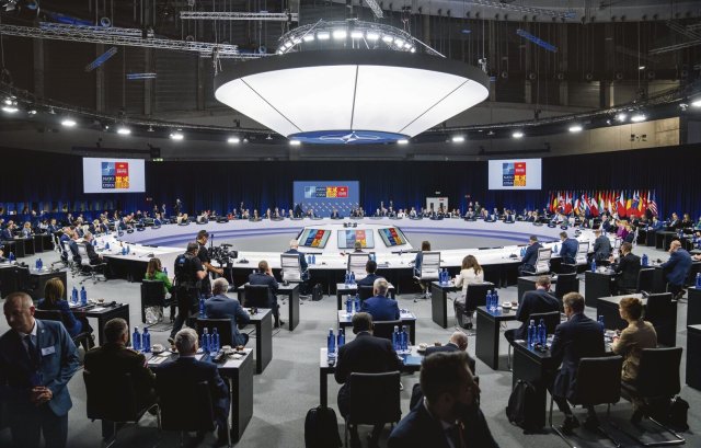 Teilnehmer*innen des Nato-Gipfels in Madrid