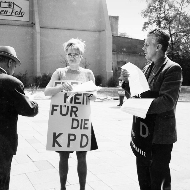 Auch ein Anliegen der Neuen Linken: Aktion gegen das KPD-Verbot, Bottrop 1968