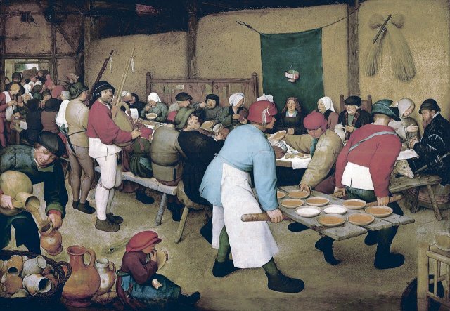 Pieter Bruegels Bauernhochzeit: Aus Gemälden lassen sich auch Rückschlüsse auf die Geruchswelt der Zeit ziehen.