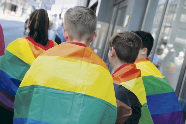 Jugendliche Queers demonstrieren für ihre Rechte