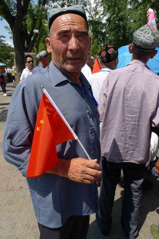 Ein Uigure in Peking-Juni 2014