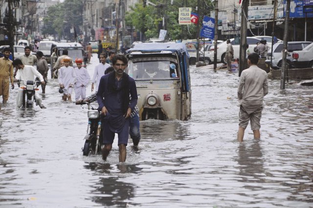 Pakistan leidet seit zwei Wochen unter großflächigen Überflutungen.