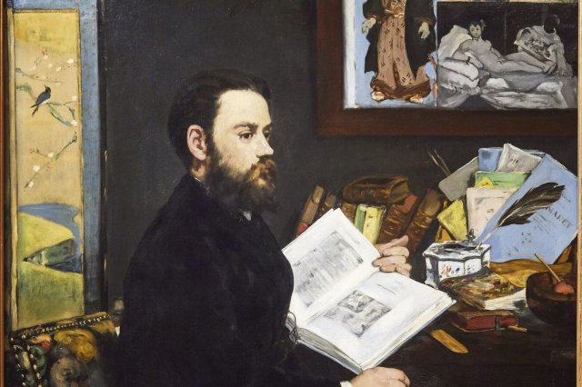 "Portrait d'Émile Zola", Édouard Manet, 1868
