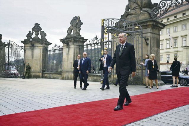 In Prag wurde auch dem türkischen Präsidenten Recep Tayyip Erdoğan der rote Teppich ausgerollt.