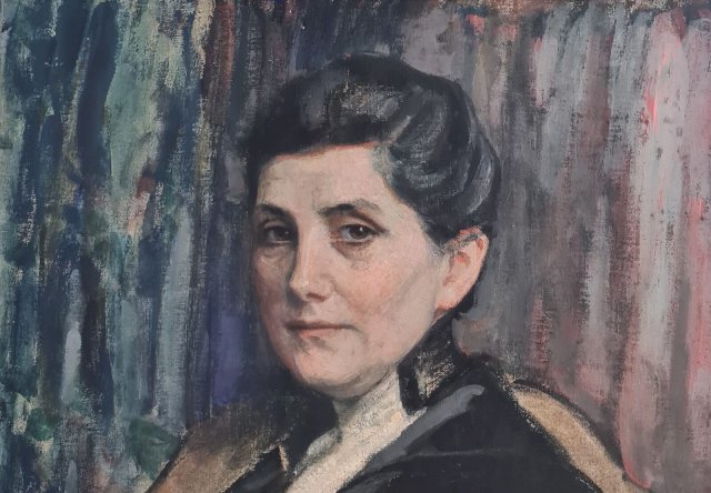 Lydia Rabinowitsch-Kempner, porträtiert von der Malerin Julie Wolfthorn.