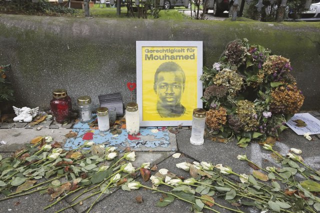 Gedenken an Mouhamed Lamine Dramé, der in Dortmund durch Polizeikugeln starb