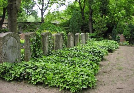 Die Gr&#228;ber der 1920 ermordeten Arbeiter auf dem Friedhof in Berlin-K&#246;penick