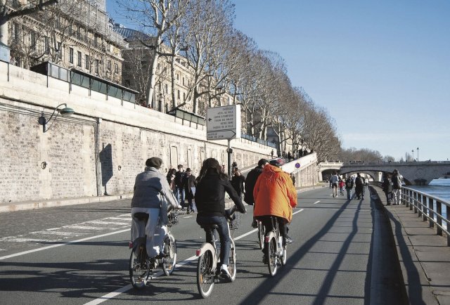 Das Ufer der Seine in Paris ist seit 2017 autofrei. Bürgermeisterin Anne Hidalgo hat noch viel mehr in der französischen Hauptstadt vor.