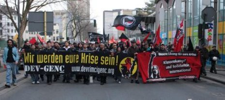 Demonstration unter dem Motto &#187;Wir zahlen nicht f&#252;r eure Krise&#171; am Samstag in Essen