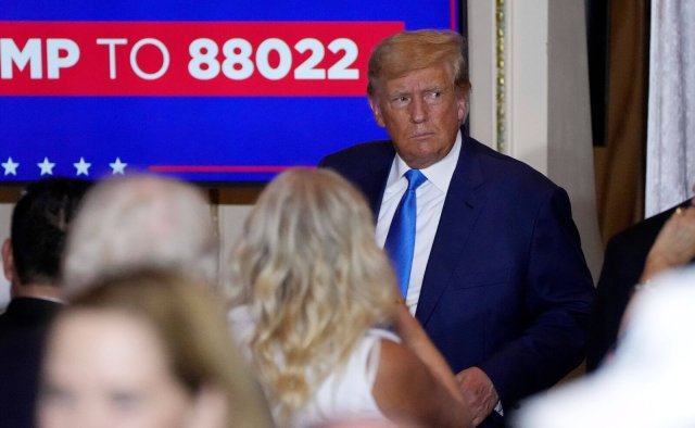 Donald Trump am Wahlabend in Mar-a-Lago
