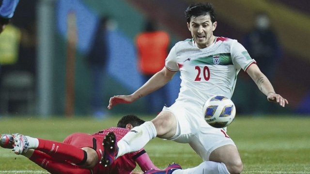 In der asiatischen WM-Qualifikation schoss Sardar Azmoun (r.) 13 Tore für den Iran.